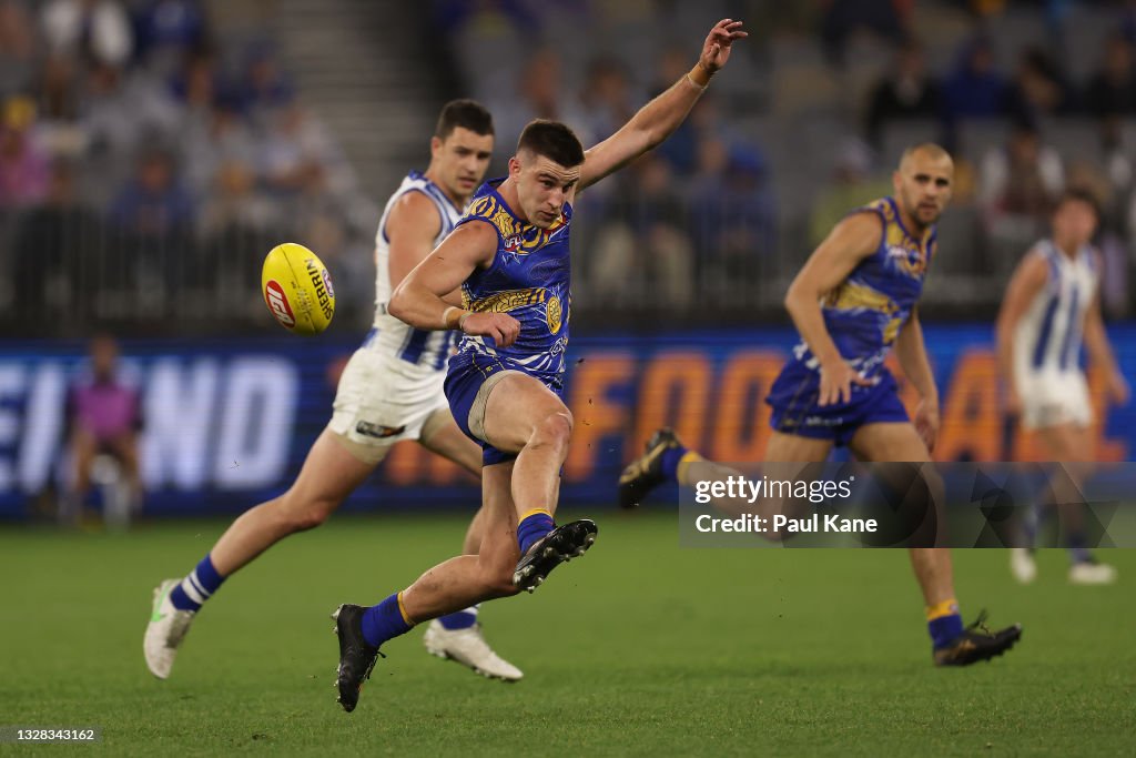 AFL Rd 17 - West Coast v North Melbourne