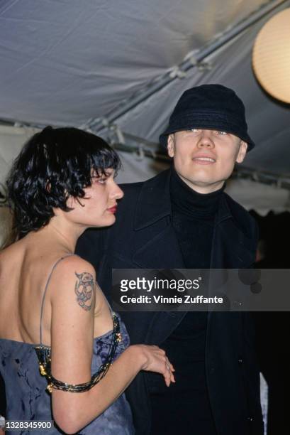 American singer and musician Billy Corgan of rock band the Smashing Pumpkins attends the VH1 Fashion Awards in New York City, USA, with photographer...