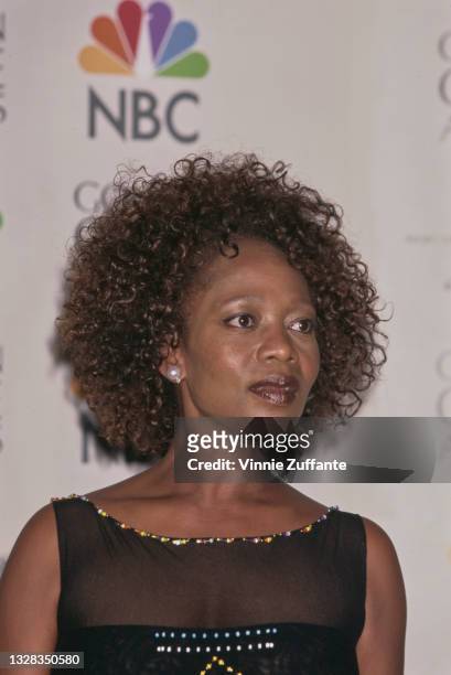 American actress Alfre Woodard attends the 56th Golden Globe Awards at the Beverly Hilton Hotel in Beverly Hills, California, USA, 24th January 1999....