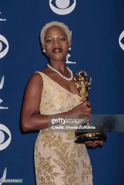 American actress Alfre Woodard backstage at the 49th Primetime Emmy Awards at the Pasadena Civic Auditorium in Pasadena, California, USA, 14th...