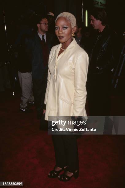 American actress Alfre Woodard attends the premiere of 'Star Trek: First Contact' at Mann's Chinese Theater in Hollywood, Los Angeles, USA, 18th...