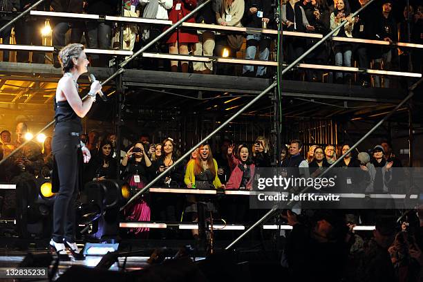 Singer Jennifer Nettles of Sugarland during "VH1 Divas Salute the Troops" presented by the USO at the MCAS Miramar on December 3, 2010 in Miramar,...