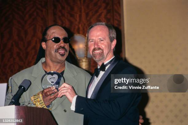 American singer, songwriter and musician Stevie Wonder is named MusiCares Person of the Year by Michael Greene , head of the National Academy of...