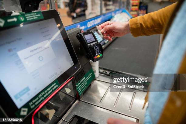 contactless payment - self service stock pictures, royalty-free photos & images