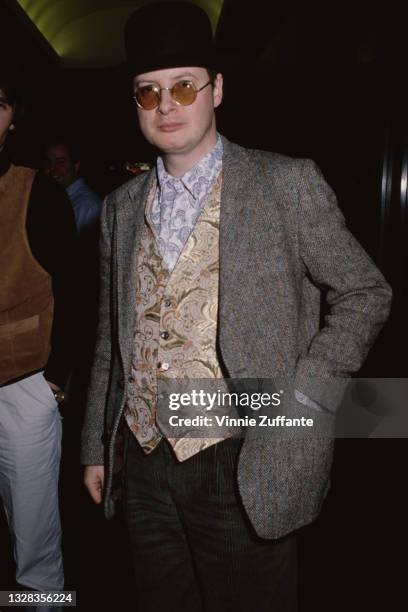 Singer Andy Partridge of English rock band XTC, USA, circa 1993.