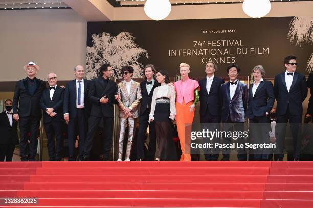 Bill Murray, Hippolyte Girardot, Adrien Brody, Timothée Chalamet, Wes Anderson, Lyna Khoudri, Tilda Swinton, Alexandre Desplat, Stephen Park, Mathieu...