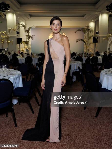 Nataliia Gotsii during the World Influencers and Bloggers Awards 2021 at Hotel Martinez on July 12, 2021 in Cannes, France.