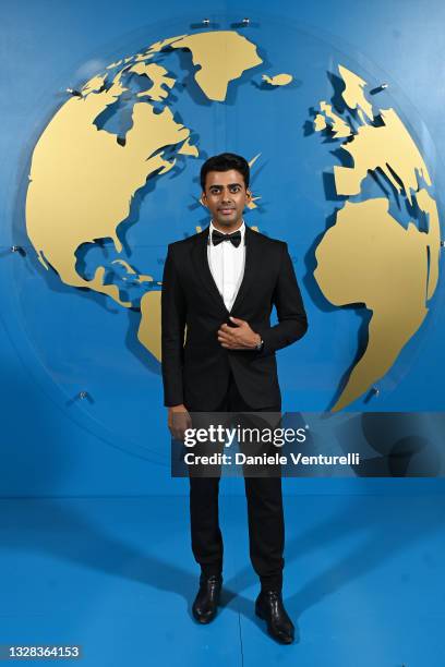 Akash Mehta during the World Influencers and Bloggers Awards 2021 at Hotel Martinez on July 12, 2021 in Cannes, France.