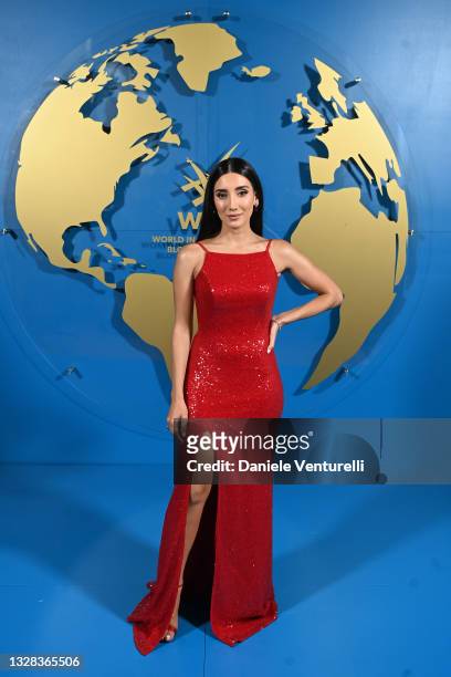 Sadaf Masaeli during the World Influencers and Bloggers Awards 2021 at Hotel Martinez on July 12, 2021 in Cannes, France.