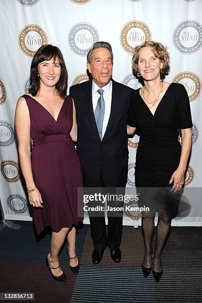 Lisa D'Amour, Michael Steinberg and Melissa James Gibson attend The 2011 Steinberg Playwright "Mimi" Awards presented by The Harold and Mimi...