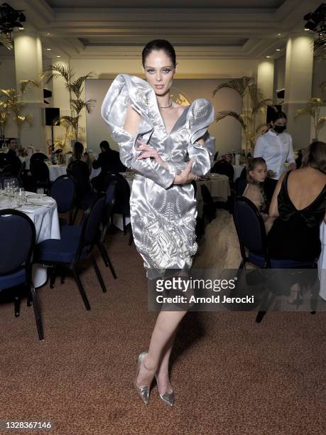 Coco Rocha during the World Influencers and Bloggers Awards 2021 at Hotel Martinez on July 12, 2021 in Cannes, France.