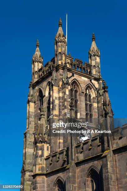 st mary's church, stockport, greater manchester, england - stockport ストックフォトと画像