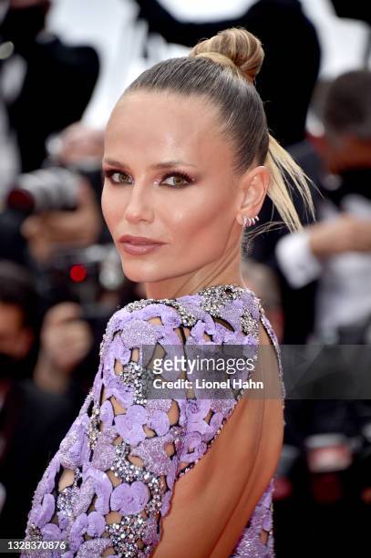 Natasha Poly attends the "The French Dispatch" screening during the 74th annual Cannes Film Festival on July 12, 2021 in Cannes, France.