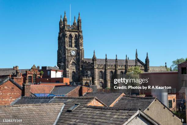 st mary's church stockport, greater manchester, england - stockport ストックフォトと画像