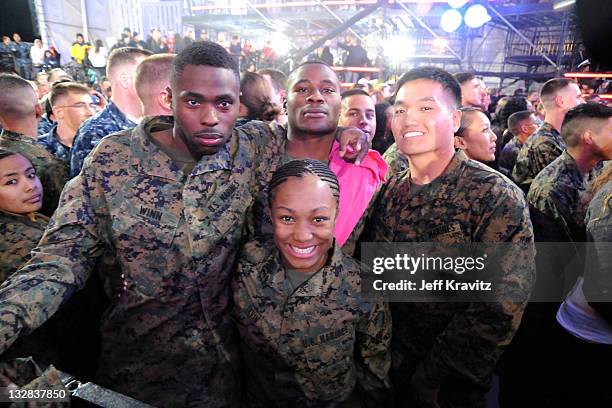 General view of atmosphere during "VH1 Divas Salute the Troops" presented by the USO at the MCAS Miramar on December 3, 2010 in Miramar, California....