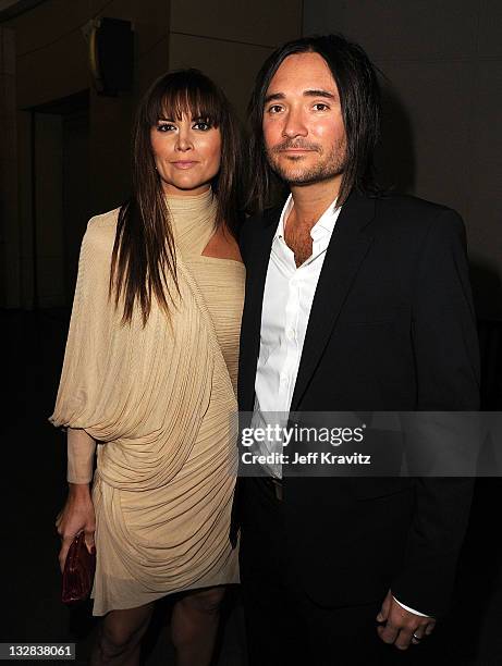 Actress Alice Parkinson and guest attend the Los Angeles premiere of "Sanctum" after party at The Highlands on January 31, 2011 in Hollywood,...