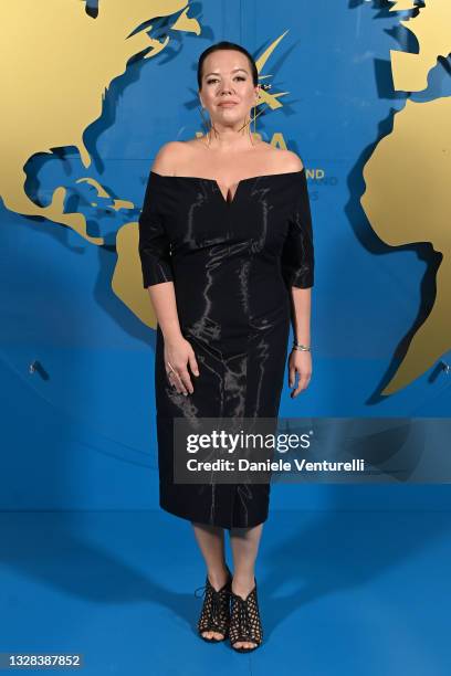 Iryna Savchak during the World Influencers and Bloggers Awards 2021 at Hotel Martinez on July 12, 2021 in Cannes, France.