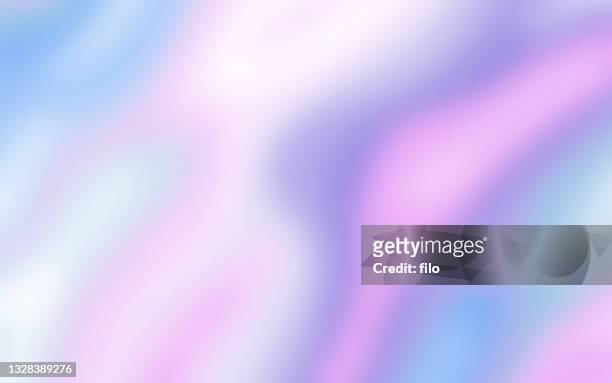 illustrazioni stock, clip art, cartoni animati e icone di tendenza di sfocatura olografica blend texture di sfondo moderna - viola colore