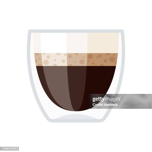 double walled espresso cup icon - insulation stock illustrations