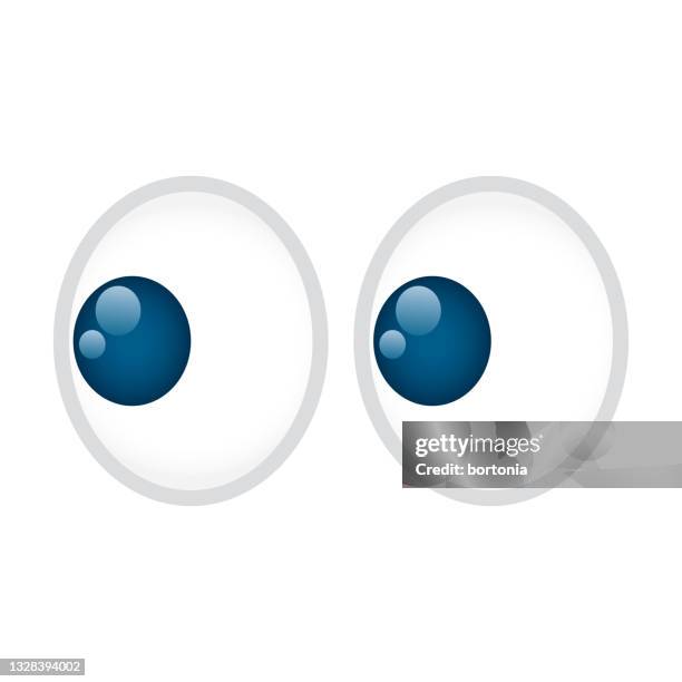 ilustraciones, imágenes clip art, dibujos animados e iconos de stock de iconos de emoji de ojos - ojo