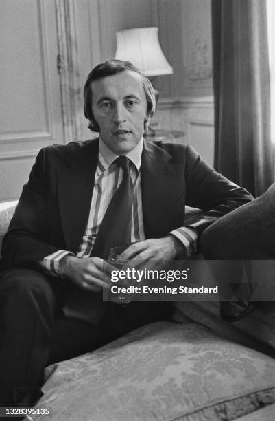 British television host and journalist David Frost , UK, 7th October 1974.