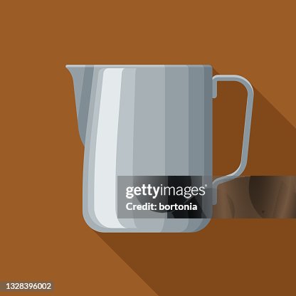 Frothing Pitcher Espresso Making Icon Frothing Pitcher Espresso Making Icon
