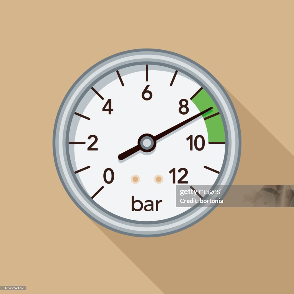 Pressure Gauge Espresso Making Icon
