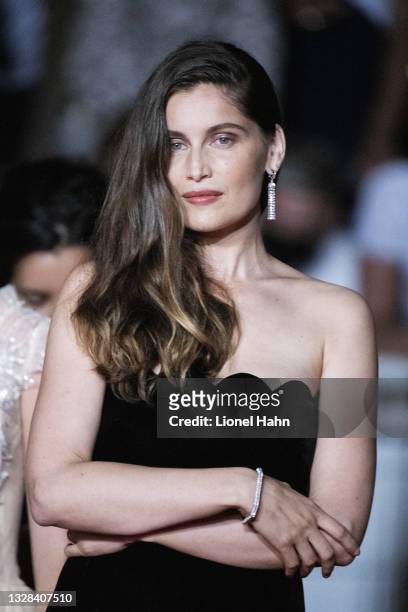 Laetitia Casta attends the "Bac Nord" screening during the 74th annual Cannes Film Festival on July 12, 2021 in Cannes, France.