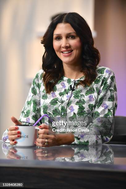 Erin Elmore is seen on set during taping of "Candace" on July 12, 2021 in Nashville, Tennessee. The show will air on Tuesday, July 13, 2021.