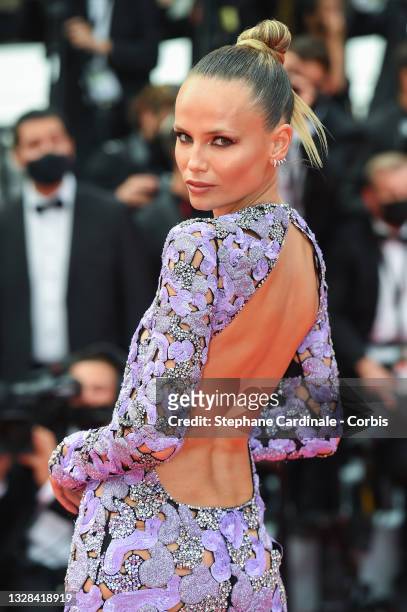 Natasha Poly attends the "The French Dispatch" screening during the 74th annual Cannes Film Festival on July 12, 2021 in Cannes, France.