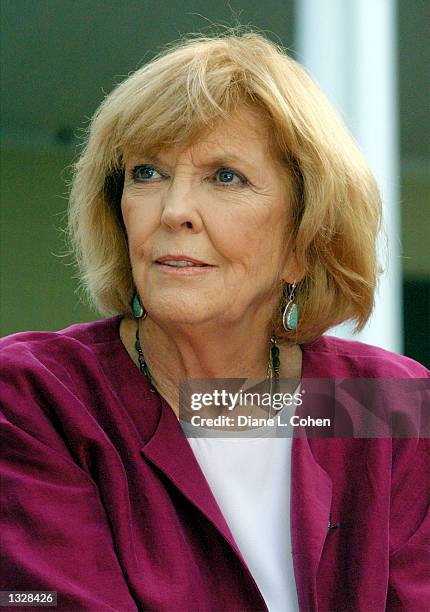 Actress Ann Meara attends the Crystal Apple Awards June 28, 2001 at Gracie Mansion in New York City.