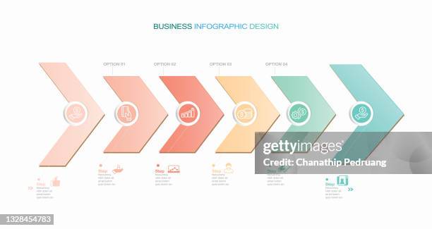 Continuum Vector 142 Continuum Arrow Infographic High Res Illustrations - Getty Images