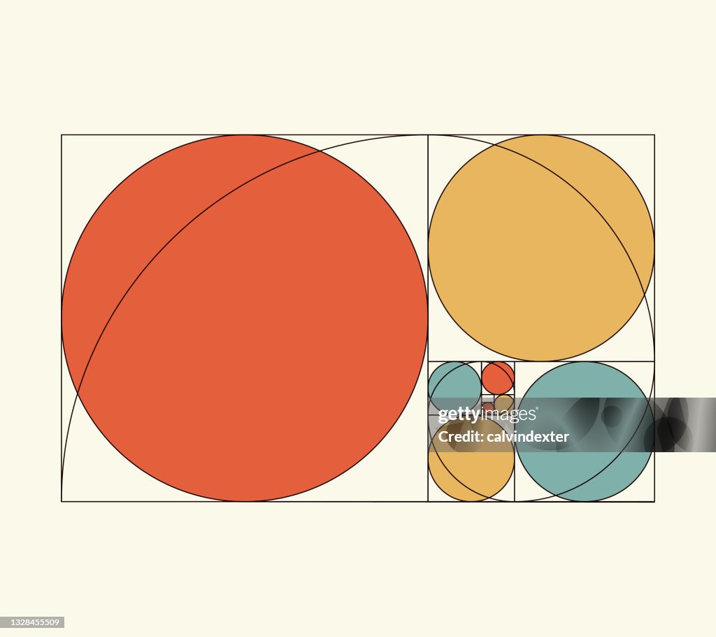 Pattern Design Fibonacci Golden Ratio Fibonacci Pattern Design Template High-Res Vector Graphic ...