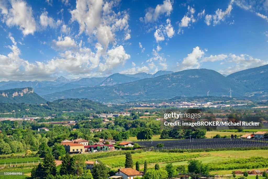 Adige Valley near Via Pastrengo, Via Pastrengo, Veneto, Italy