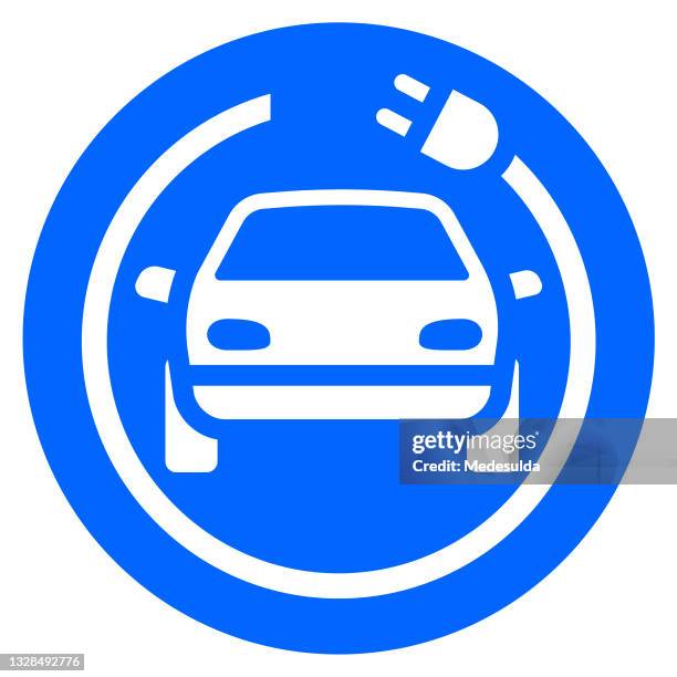 charge station - future car front stock illustrations