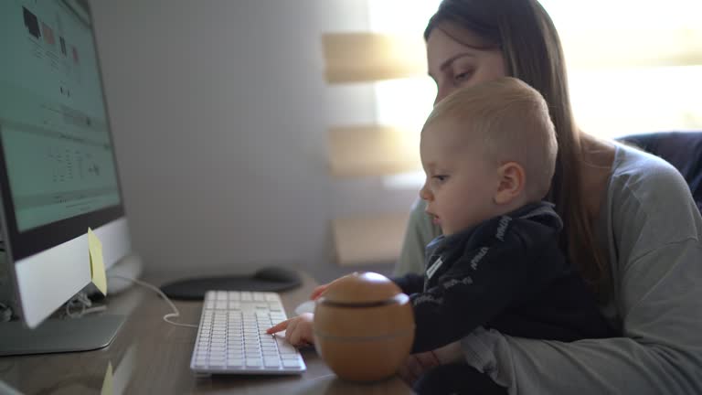 Baby Break Computer 2,014 Woman Carrying Computer Stock Videos, Footage, & 4K Video Clips ...