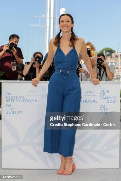 Doria Tillier attends the Talents Adami photocall during the 74th annual Cannes Film Festival on July 13, 2021 in Cannes, France.