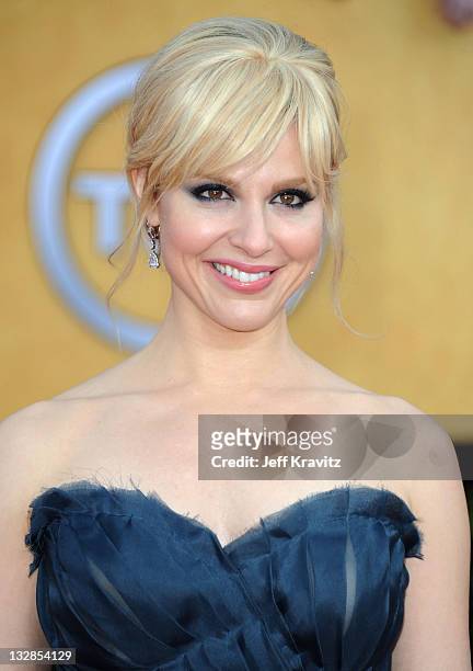 Actress Cara Buono arrives at the 17th Annual Screen Actors Guild Awards held at The Shrine Auditorium on January 30, 2011 in Los Angeles, California.