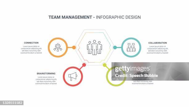 team management infographic - corporate hierarchy stock illustrations