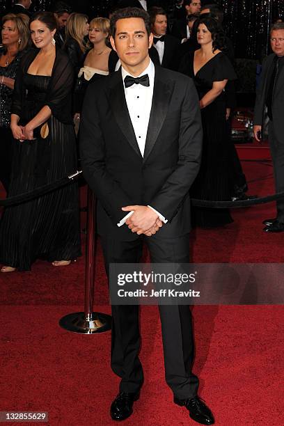 Actor Zachary Levi arrives at the 83rd Annual Academy Awards held at the Kodak Theatre on February 27, 2011 in Los Angeles, California.