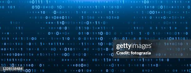 binary code background - código binario fotografías e imágenes de stock