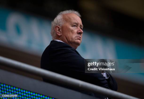 Rick Parry, chairman of the EFL, before the UEFA Euro 2020 Championship Final between Italy and England at Wembley Stadium on July 11, 2021 in...