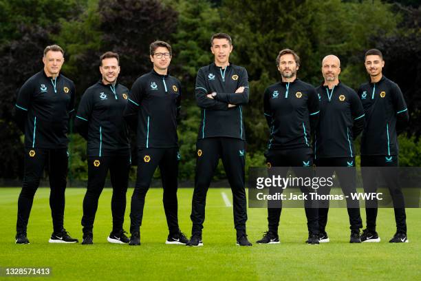 Tony Roberts, Goalkeeper Coach of Wolverhampton Wanderers, Jhony Conceicao, Head of coaching strategy of Wolverhampton Wanderers, Luis Nascimento,...
