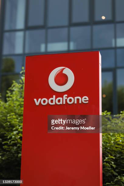 Vodafone photographed on July 12, 2021 in Berlin, Germany.