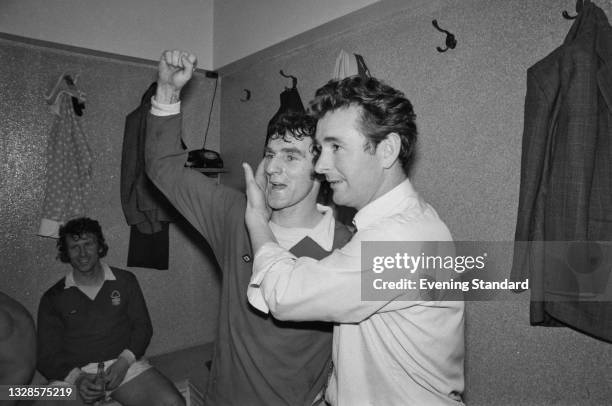 Brian Clough , the new manager of Nottingham Forest FC, UK, January 1975.