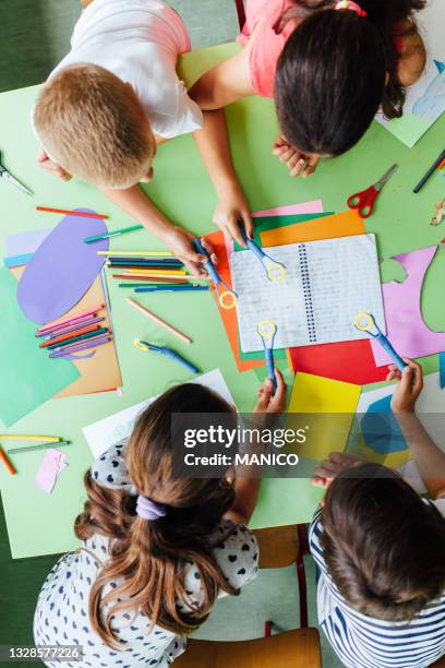 creative workshop at school - learning group of objects stock pictures, royalty-free photos & images