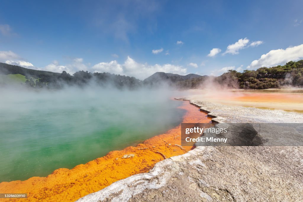Champagne Pool New Zealand Waiotapu Thermal Wonderland Rotorua NZ