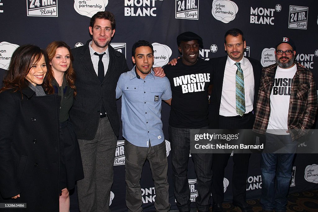 MONTBLANC Presents The 10th Annual Production Of The 24 Hour Plays On Broadway - Red Carpet