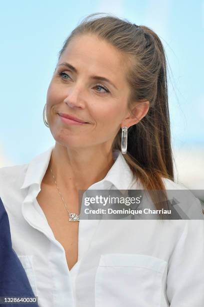 Tuva Novotny attends the Jury de la Cinefondation photocall during the 74th annual Cannes Film Festival on July 14, 2021 in Cannes, France.