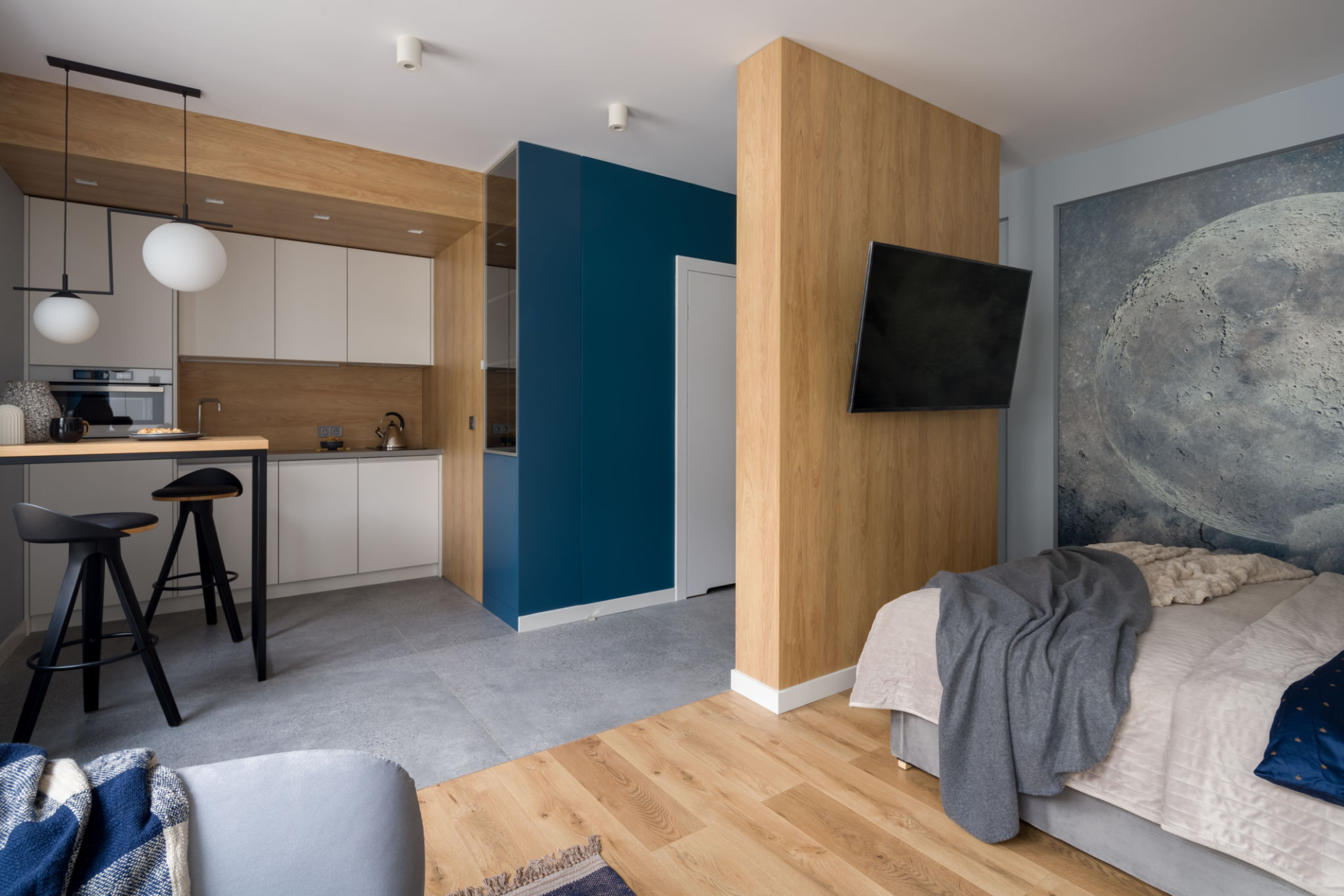 studio apartment interior